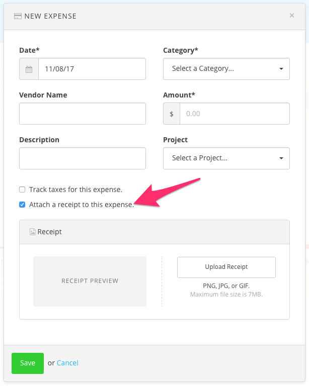 Harpoon Attach Receipt