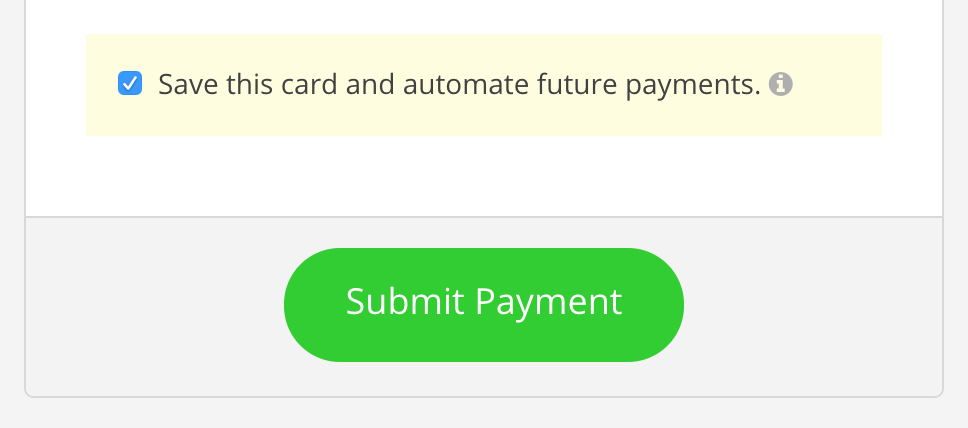 Harpoon Auto Billing Payment Form