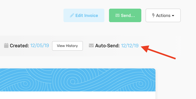 Harpoon Auto Send Date