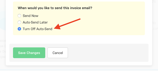 Harpoon Auto Send Off