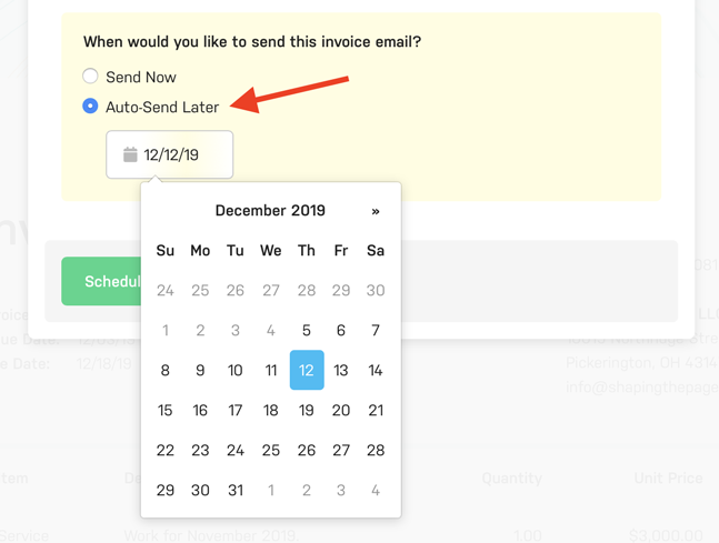 Harpoon Auto Send Select
