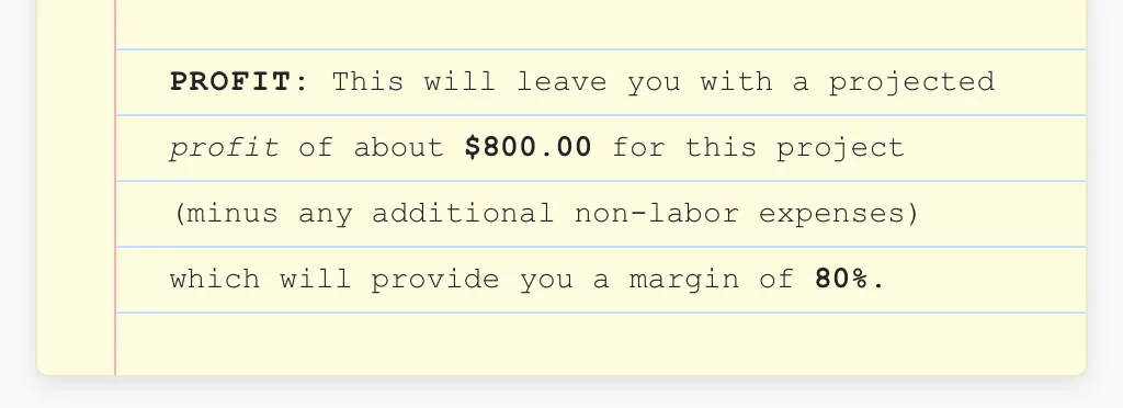 Harpoon Budget Calculator