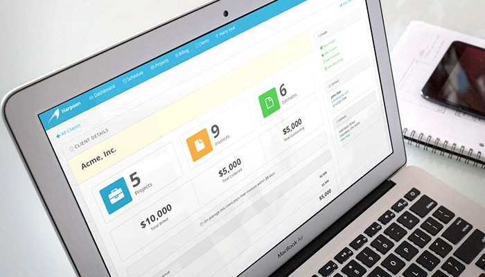 Harpoon Clients Screen