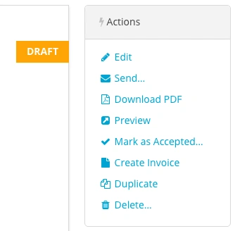 Harpoon Estimate Actions