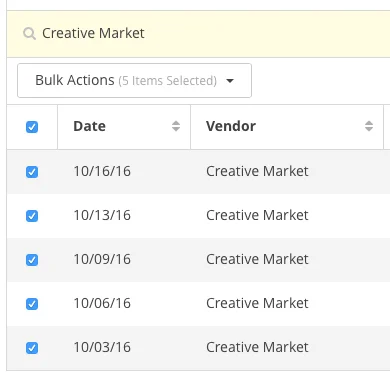 Harpoon Expense Bulk