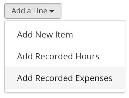 Harpoon Expenses Add A Line