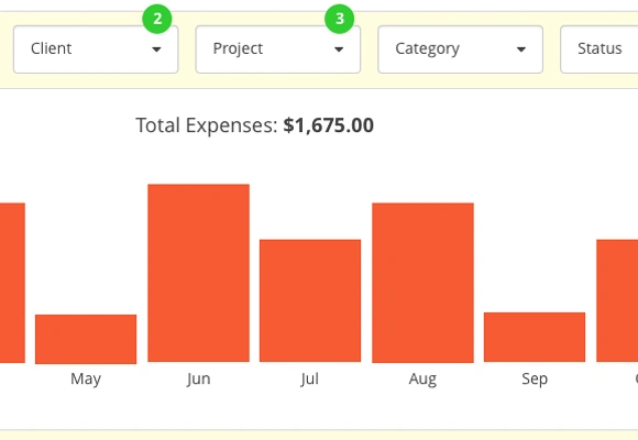 Harpoon Expenses Chart