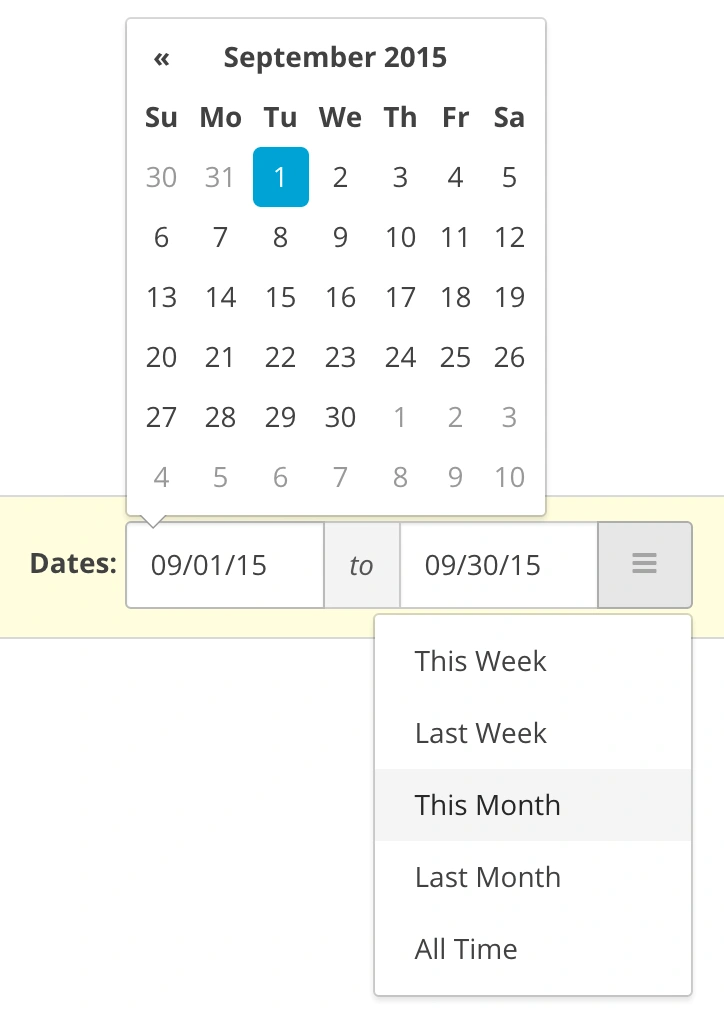 Harpoon Hours Date Picker