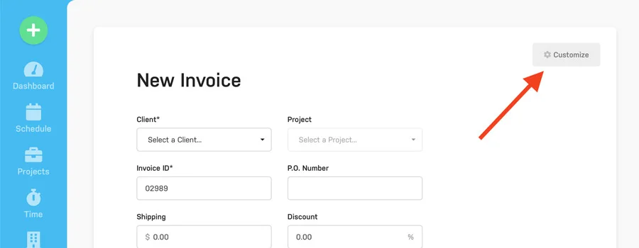 Harpoon Invoice Customize