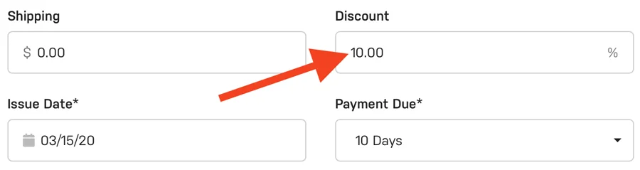 Harpoon Invoice Discount