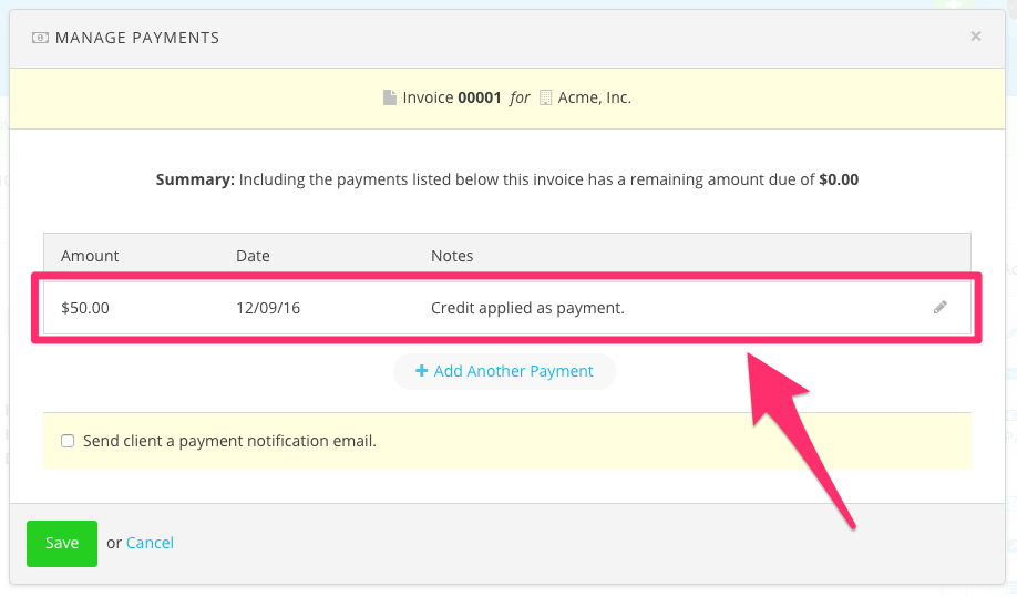 Harpoon Manage Payments