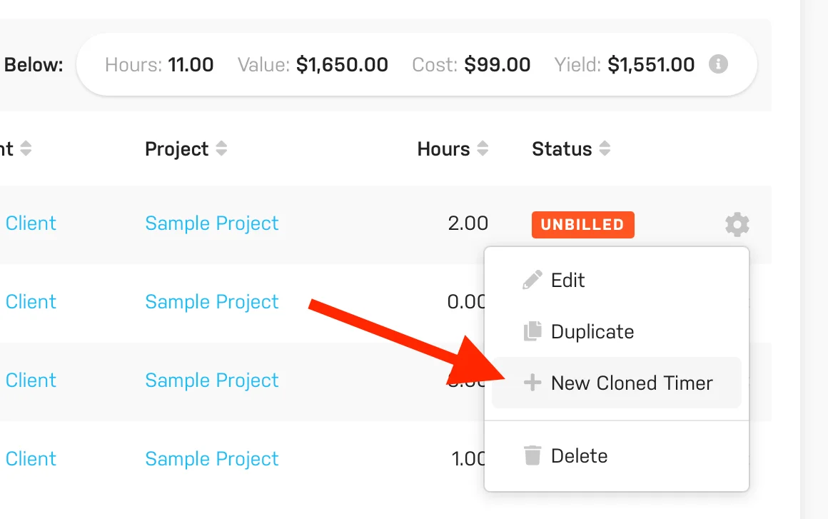 Harpoon New Cloned Timer