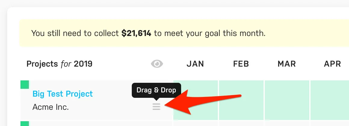 Harpoon Project Reorder Icon