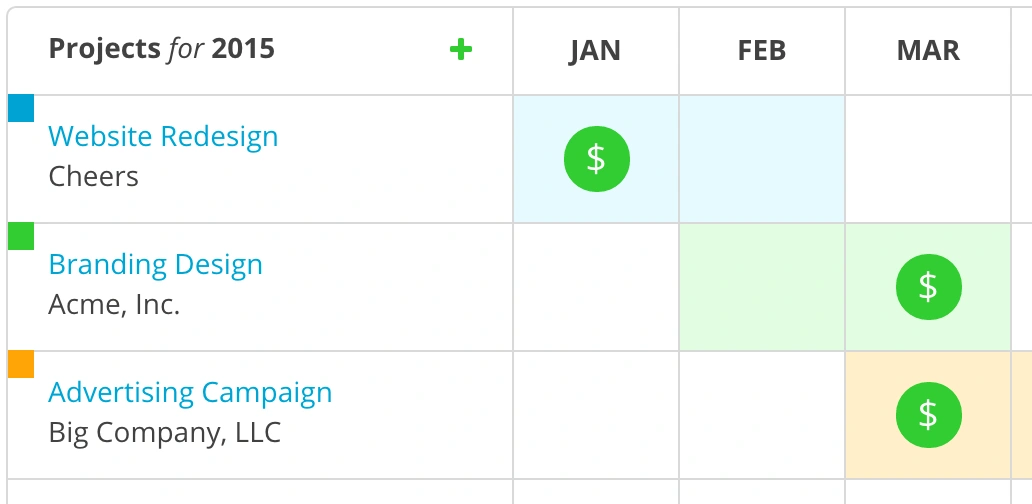 Harpoon Schedule Colored Blocks