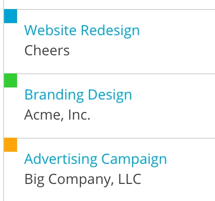 Harpoon Schedule Status Squares