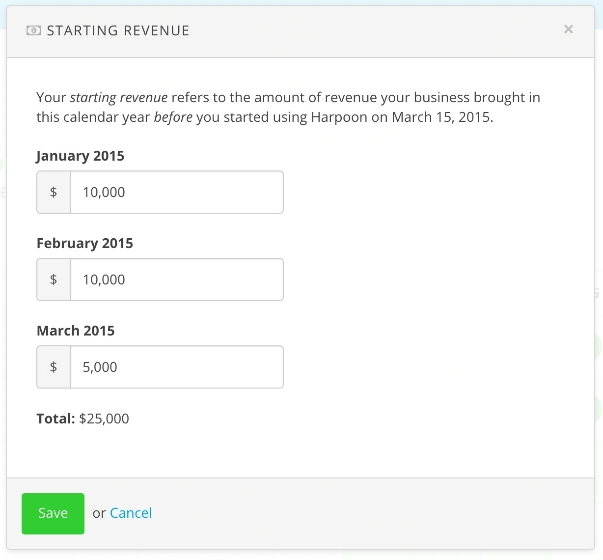 Harpoon Starting Revenue Advanced