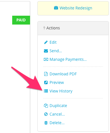 Harpoon View History