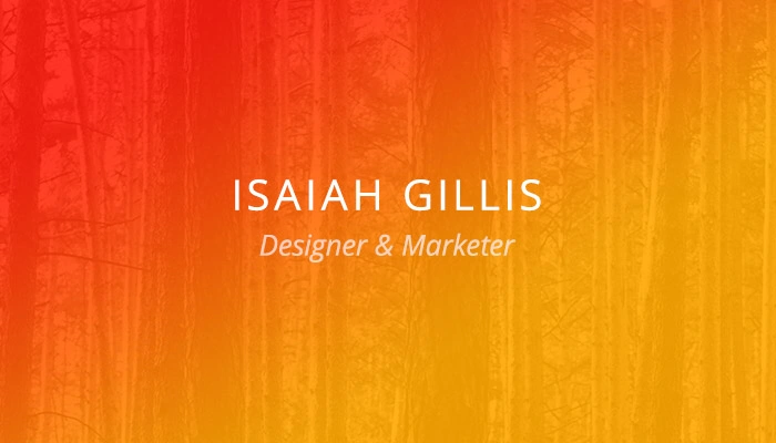 Customer Spotlight: Isaiah Gillis